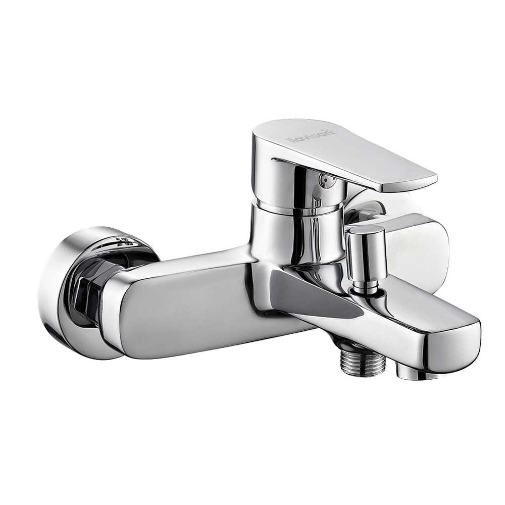 Kibath grifo bañera monomando astro acabado cromo brillo de latón