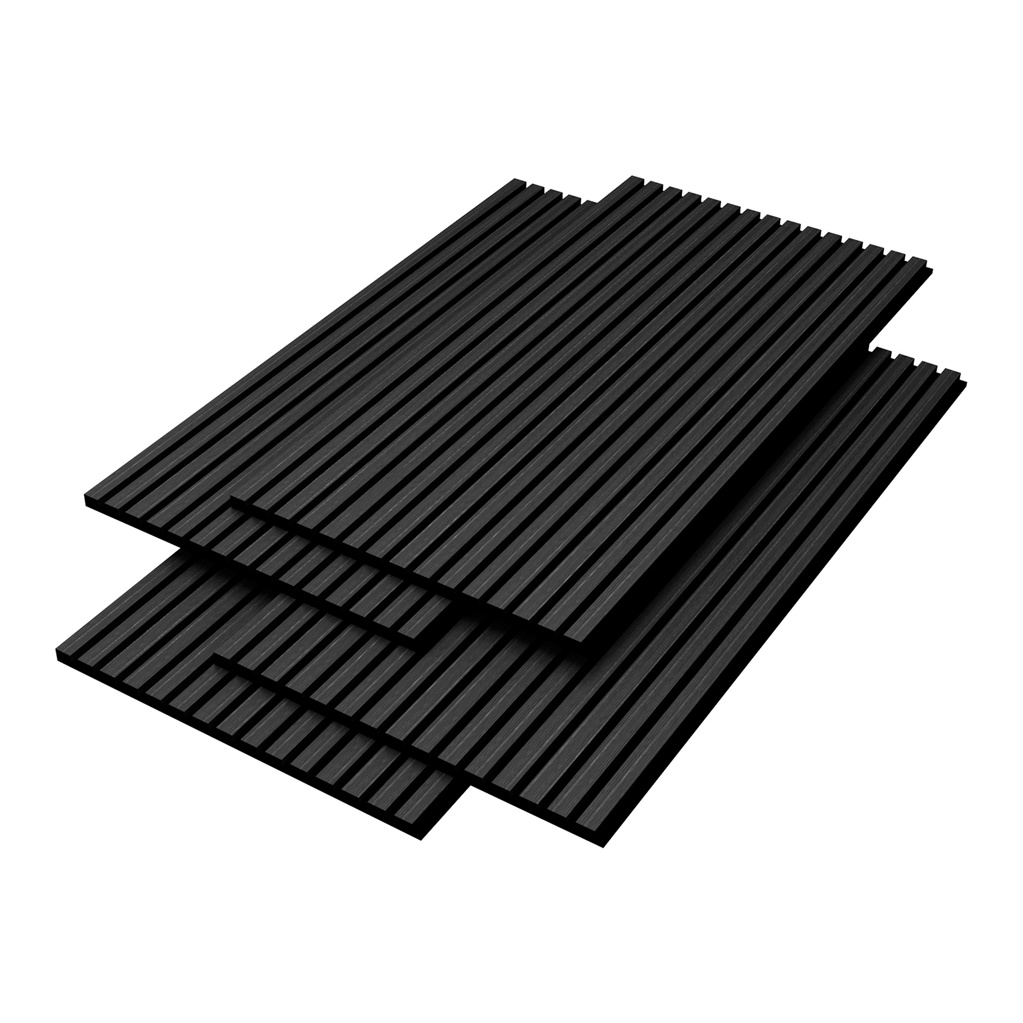 Set 4 paneles acústicos vang mdf 120×60×2 cm (2,88 m²) - roble gris