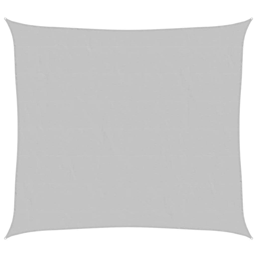 vidaXL toldo de vela poliéster oxford 100% gris claro 3x2,5 m