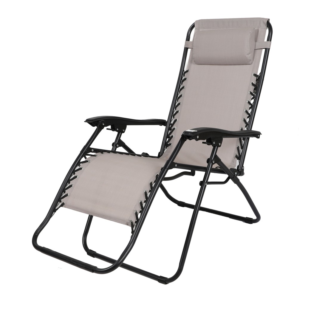 Sillón relax de exterior – 90x108x64 cm – topo – confort y elegancia