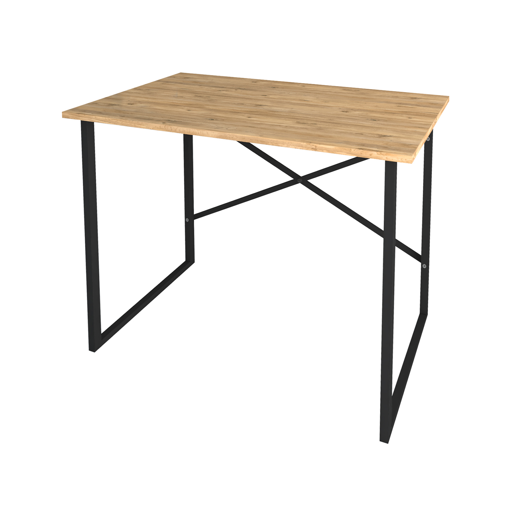 Mesa escritorio base metal 75x90x60 safir