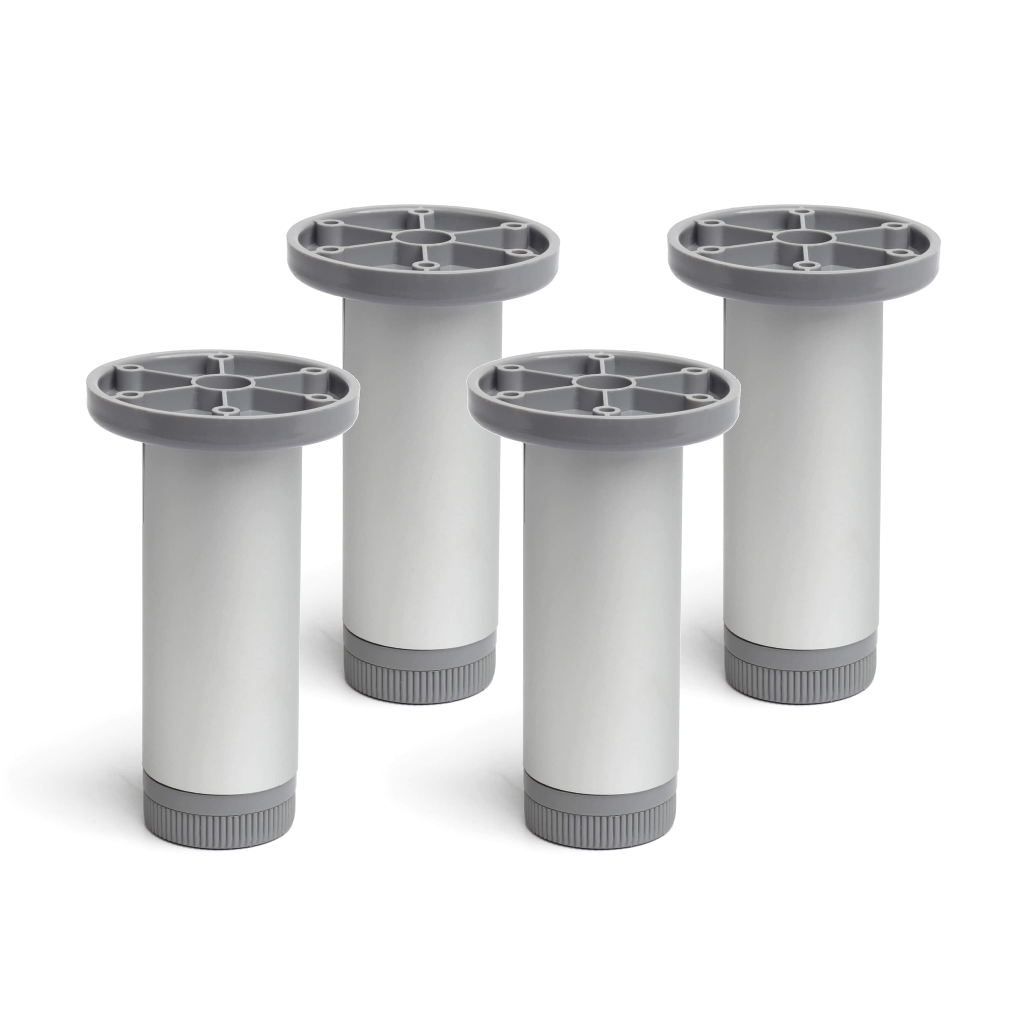 Pata para mueble rei 4405 | 40x40x100 mm | anodizado mate | 4 uds.