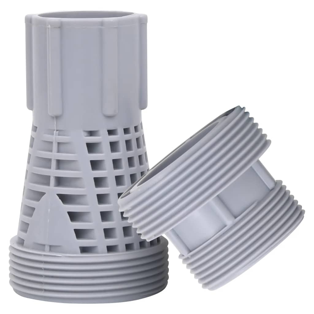 vidaXL conectores de manguera de piscina 2 piezas plástico