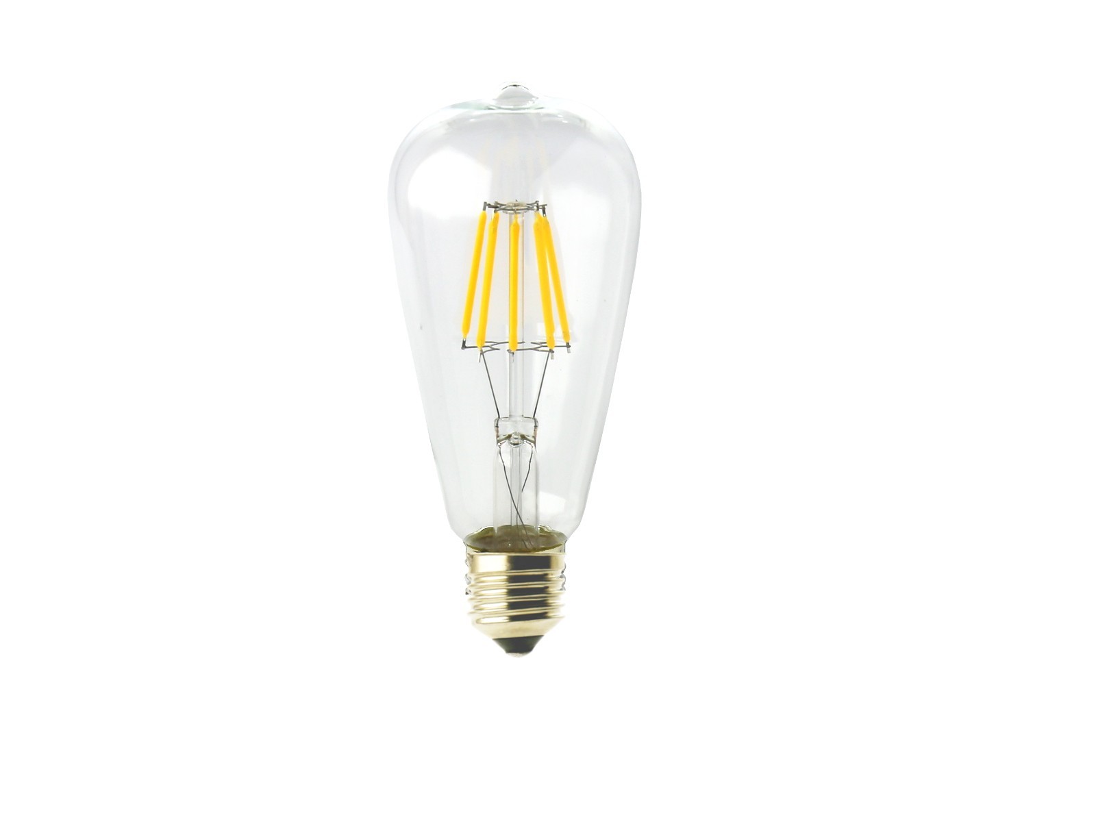 Bombilla LED st64 filamento E27 6w blanco 2700k
