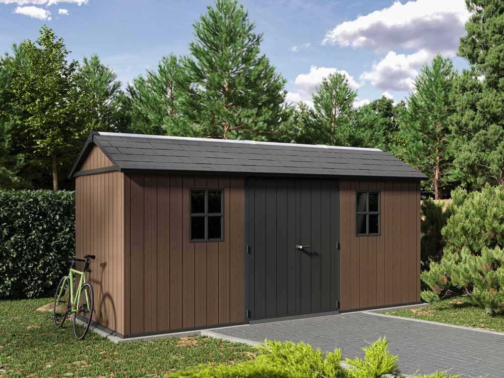 Caseta cobertizo resina jardin newton 7515 / 1575 keter