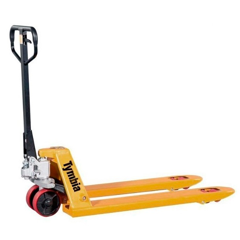 Transpaleta manual TYMBIA, 2500kg, 1150x540mm, ruedas poliuretano