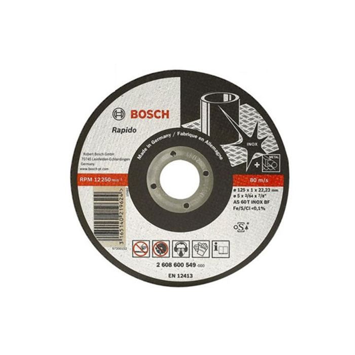 Disco - rapido standard - ø 230 mm - metal - acero inoxidable