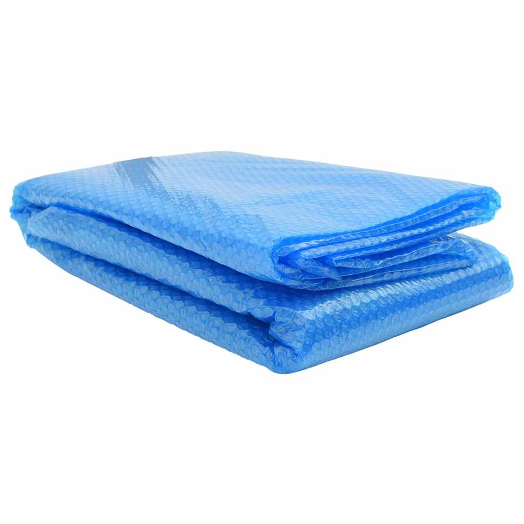 vidaXL cubierta para piscina rectangular 732x366 cm pe azul
