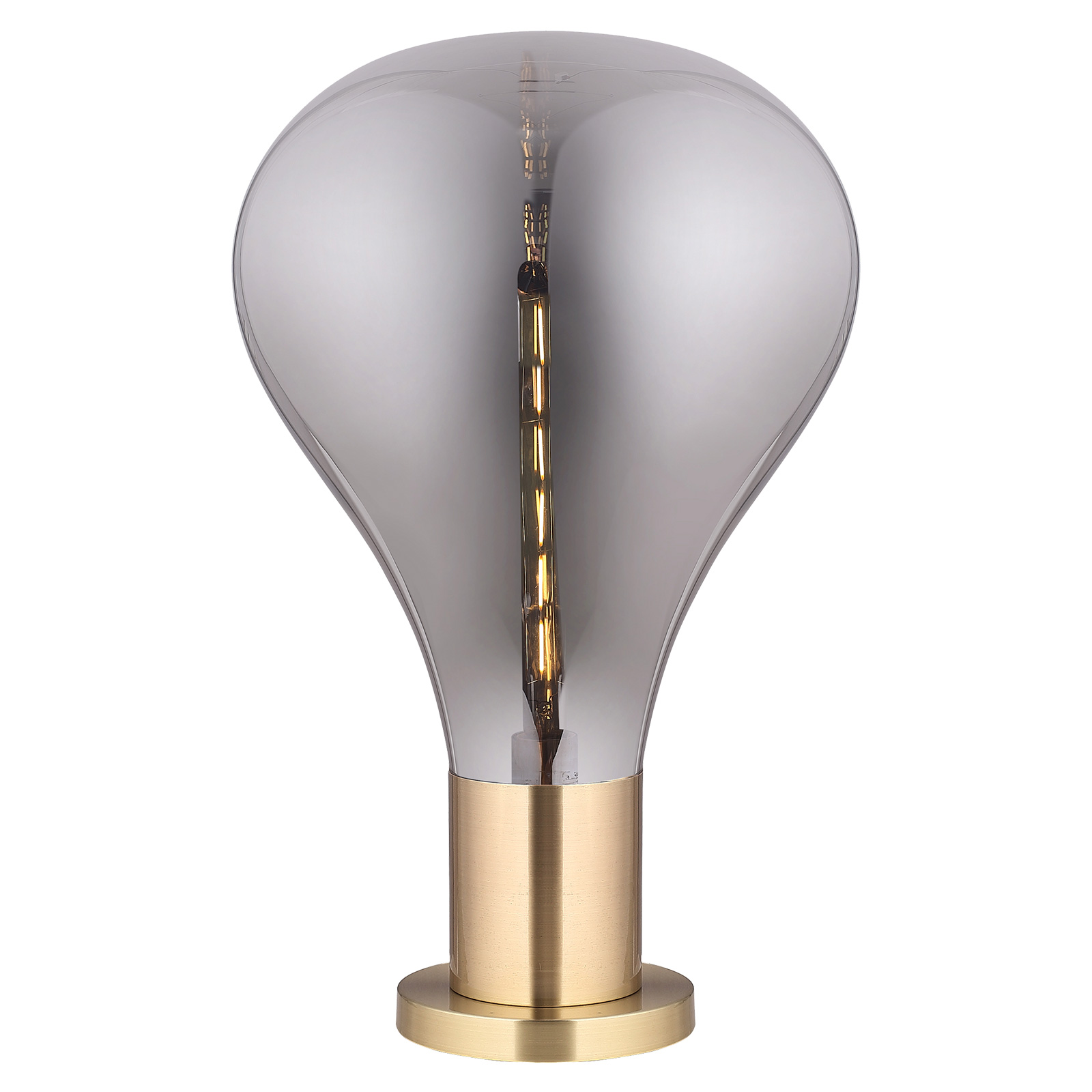 Lámpara de mesa lumineca triz 40x53 cm smoky
