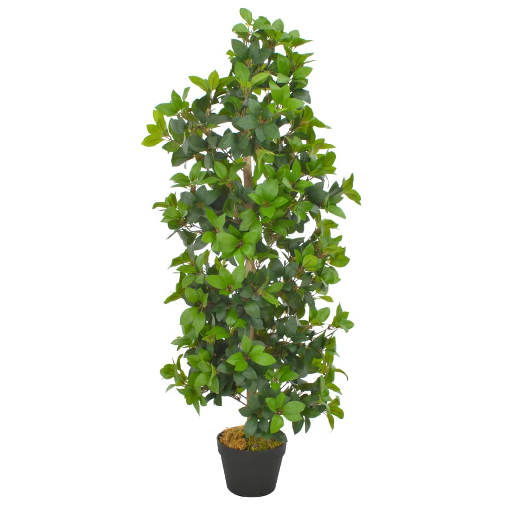 Planta artificial árbol de laurel con macetero 120 cm verde eerf4548