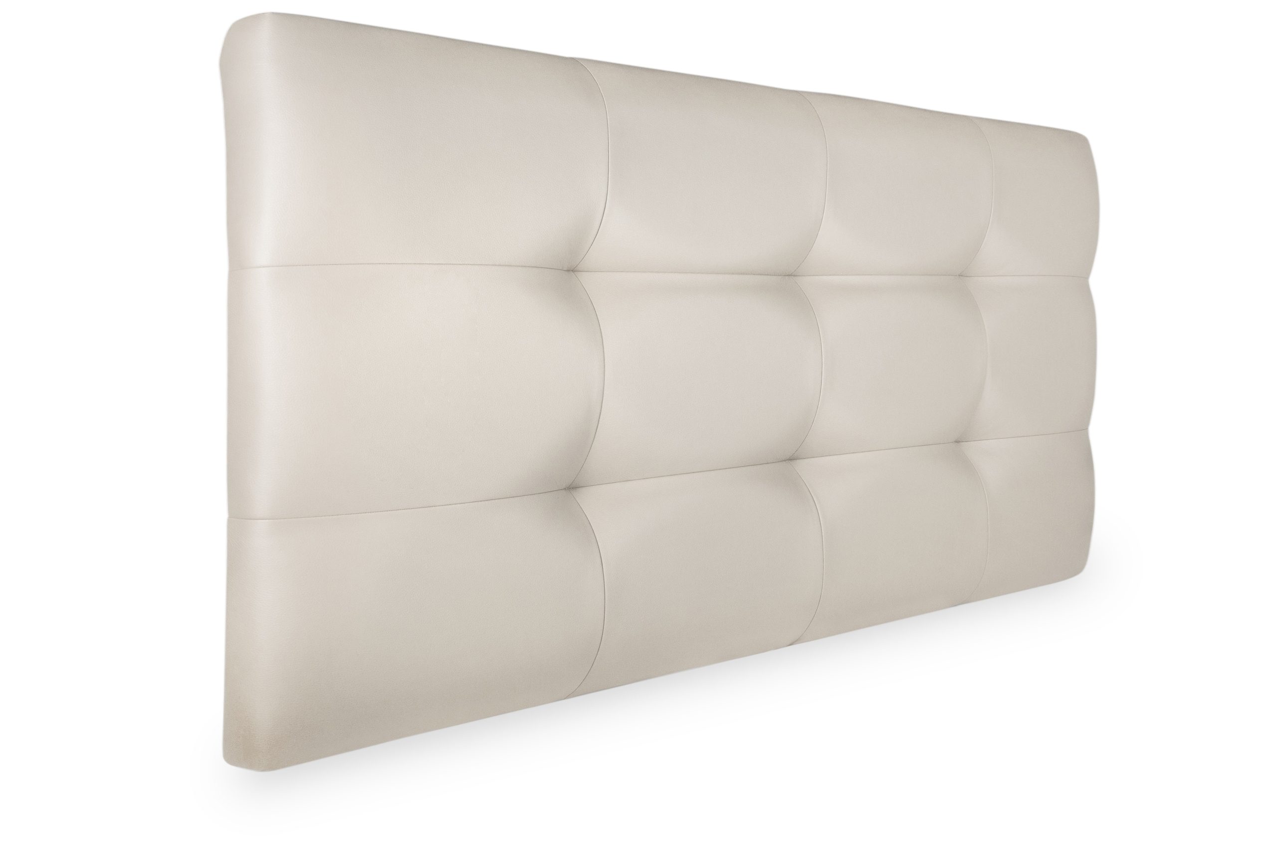 Cabecero de cama texas cabezal tapizado en polipel 180x 70 cm beige