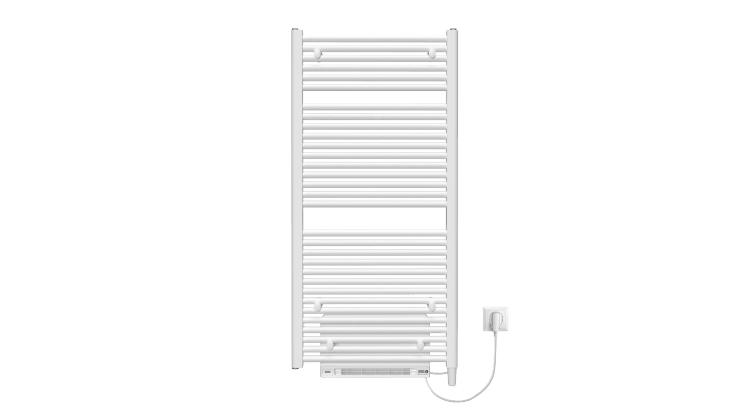Toallero combi+soplador(agua 789w(dt=50k)+resistencia 700w)blanco 122x60cm