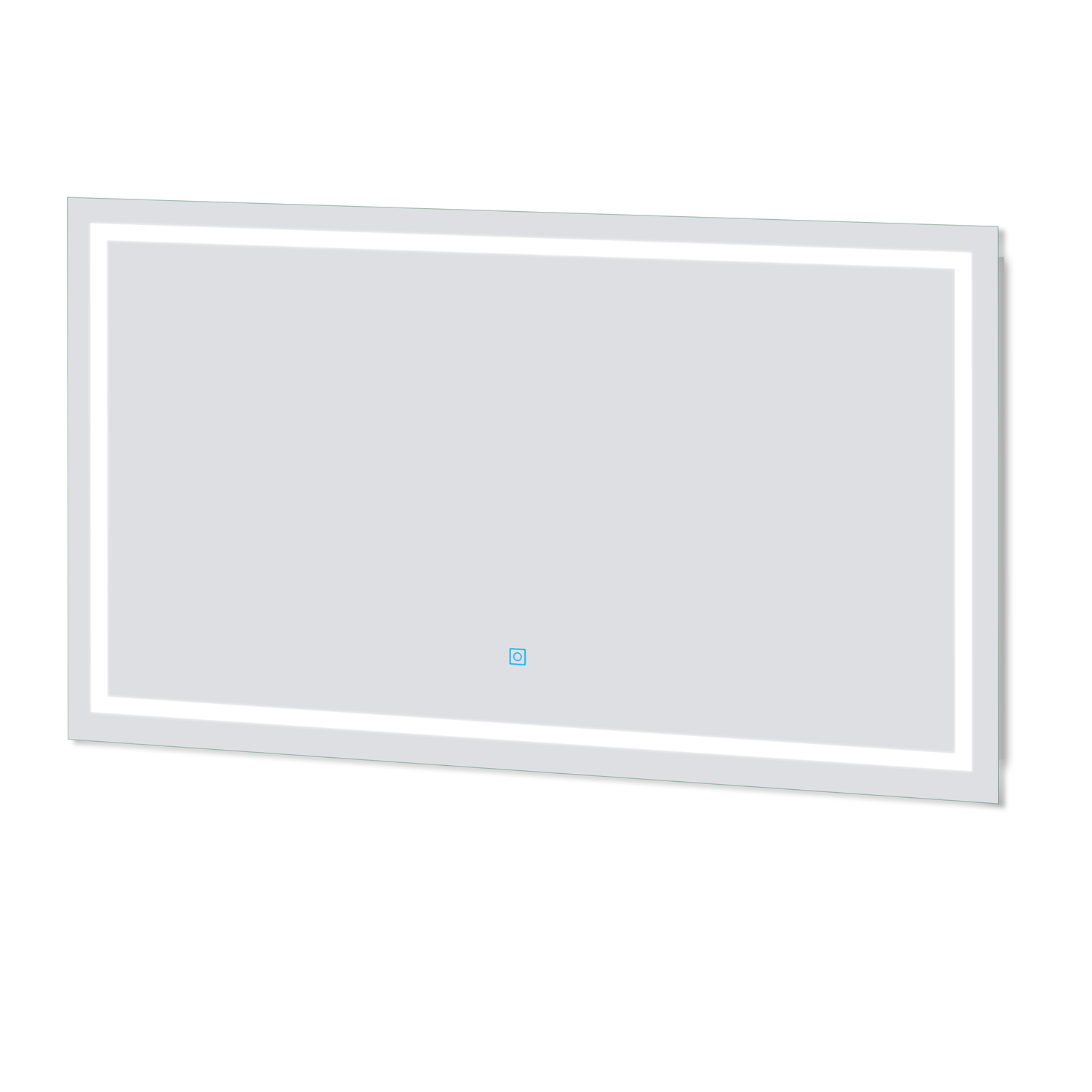 Espejo de baño LED sin cobre 120×80cm＋antivaho＋interruptor táctil