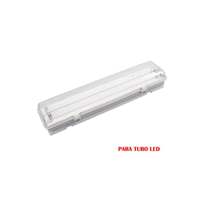 Pantalla fluorescente estanca para tubo de LED 2 x 22 w (eq. 58 w) 220 v