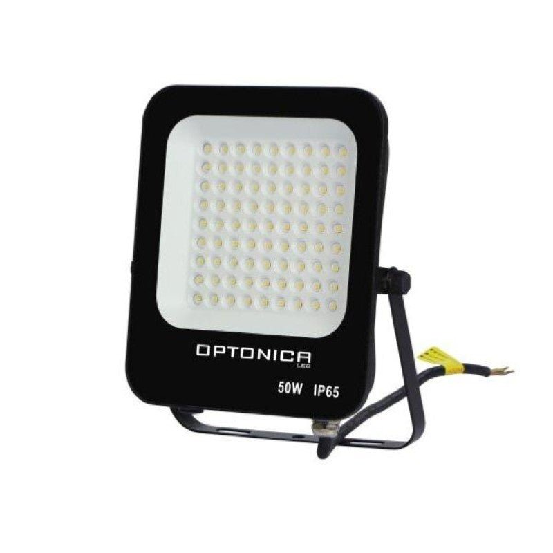 Foco LED de exterior smd 50w ip65 negro - blanco neutro 4000k - 5