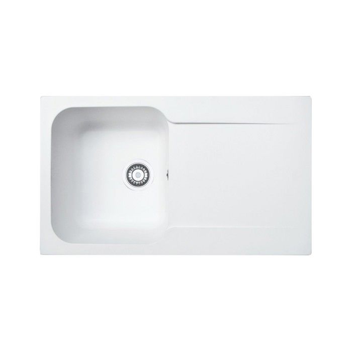 Fregadero de encastre evier kite - 1 cubeta 1 escurridor 478885 86x50 - fra