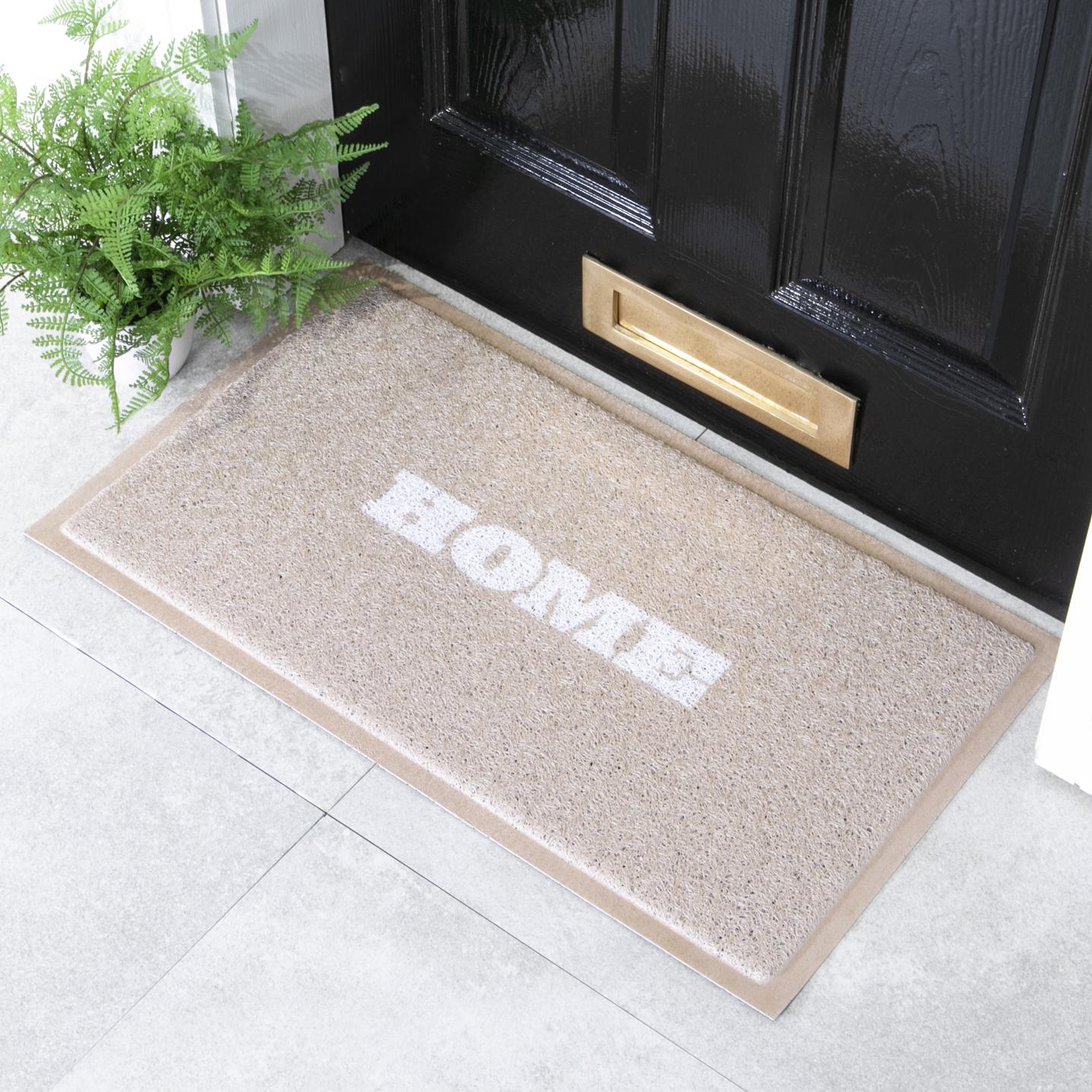 Felpudo para exterior beige home (70 x 40 cm)