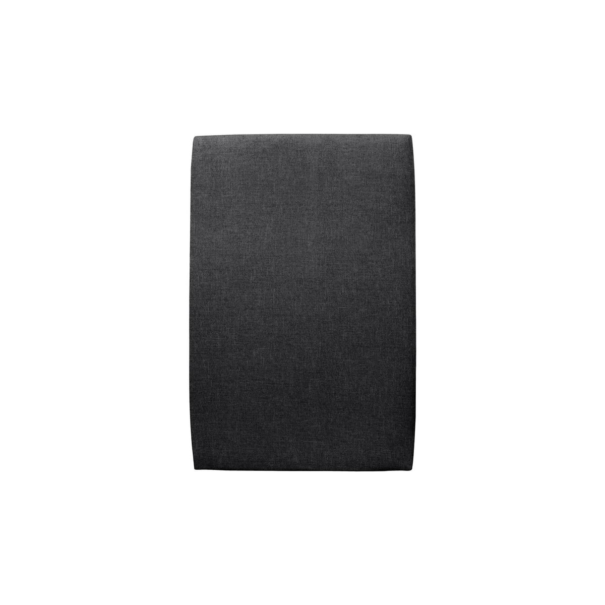 Cabecero tapizado 90 cm - tela loneta natté negro - negro