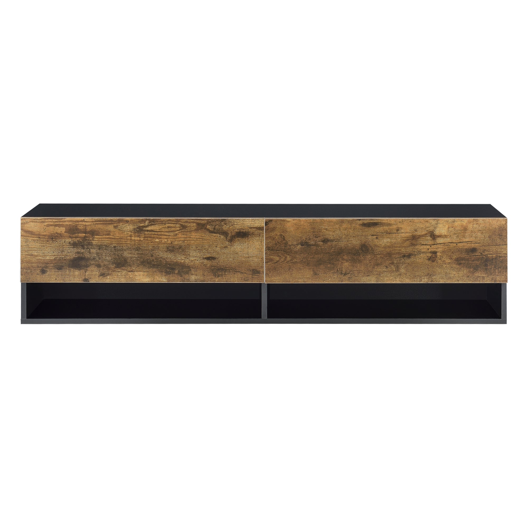 Estantería de pared de diseño con 2 puertas soporte