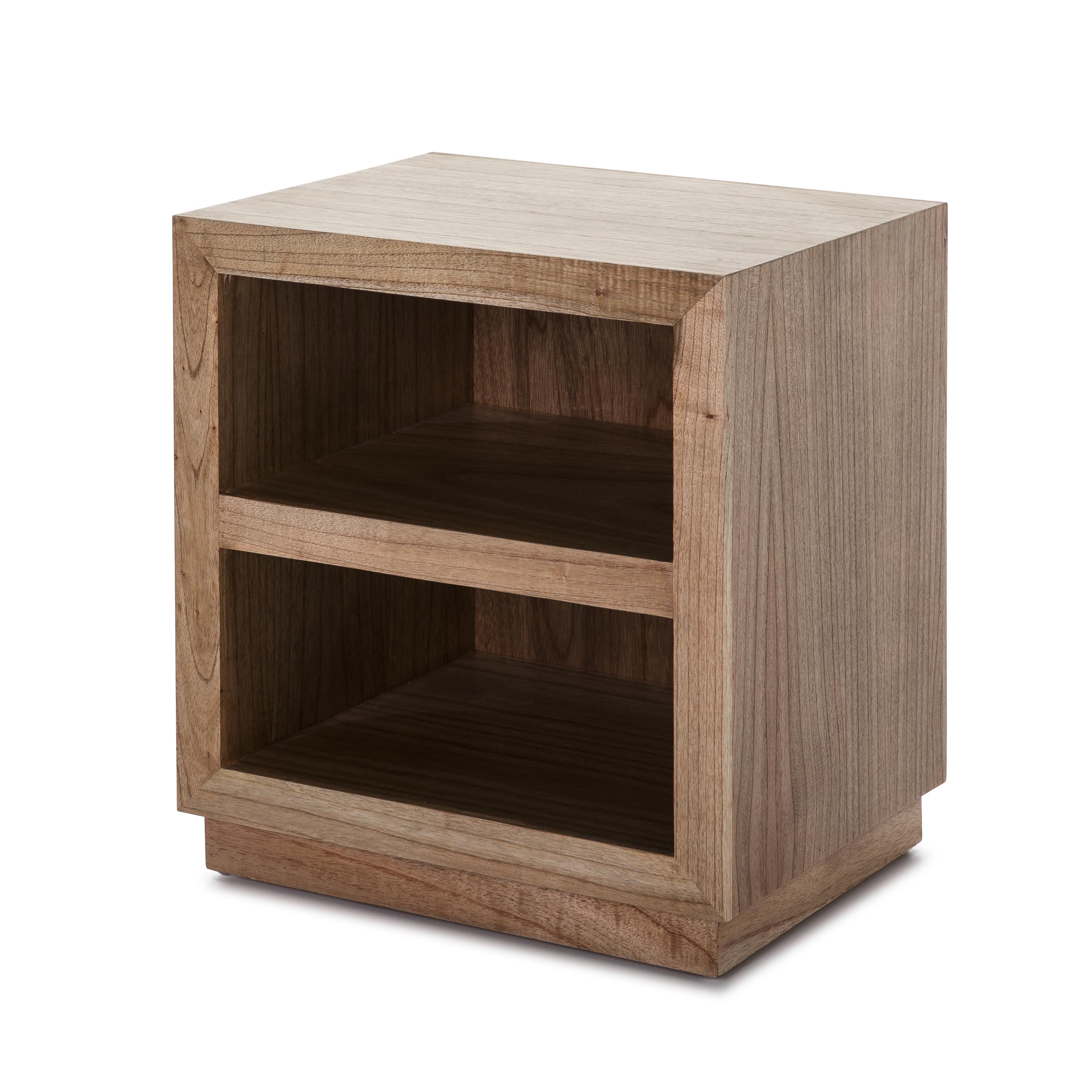 Mesita de noche 50x40x55 madera natural velado