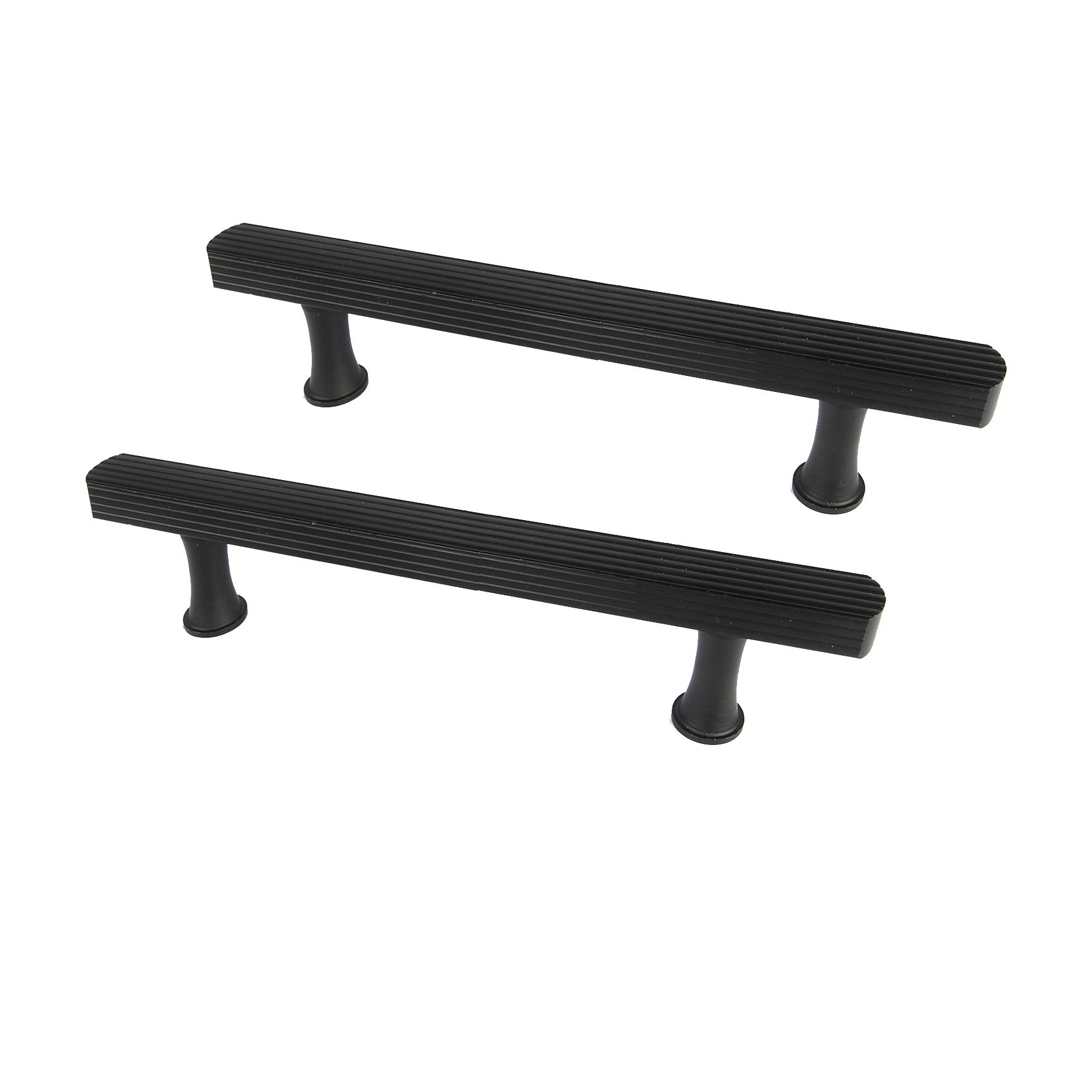 Tirador para mueble rei 6306 | 114x12x34 mm | negro mate | 2 uds.