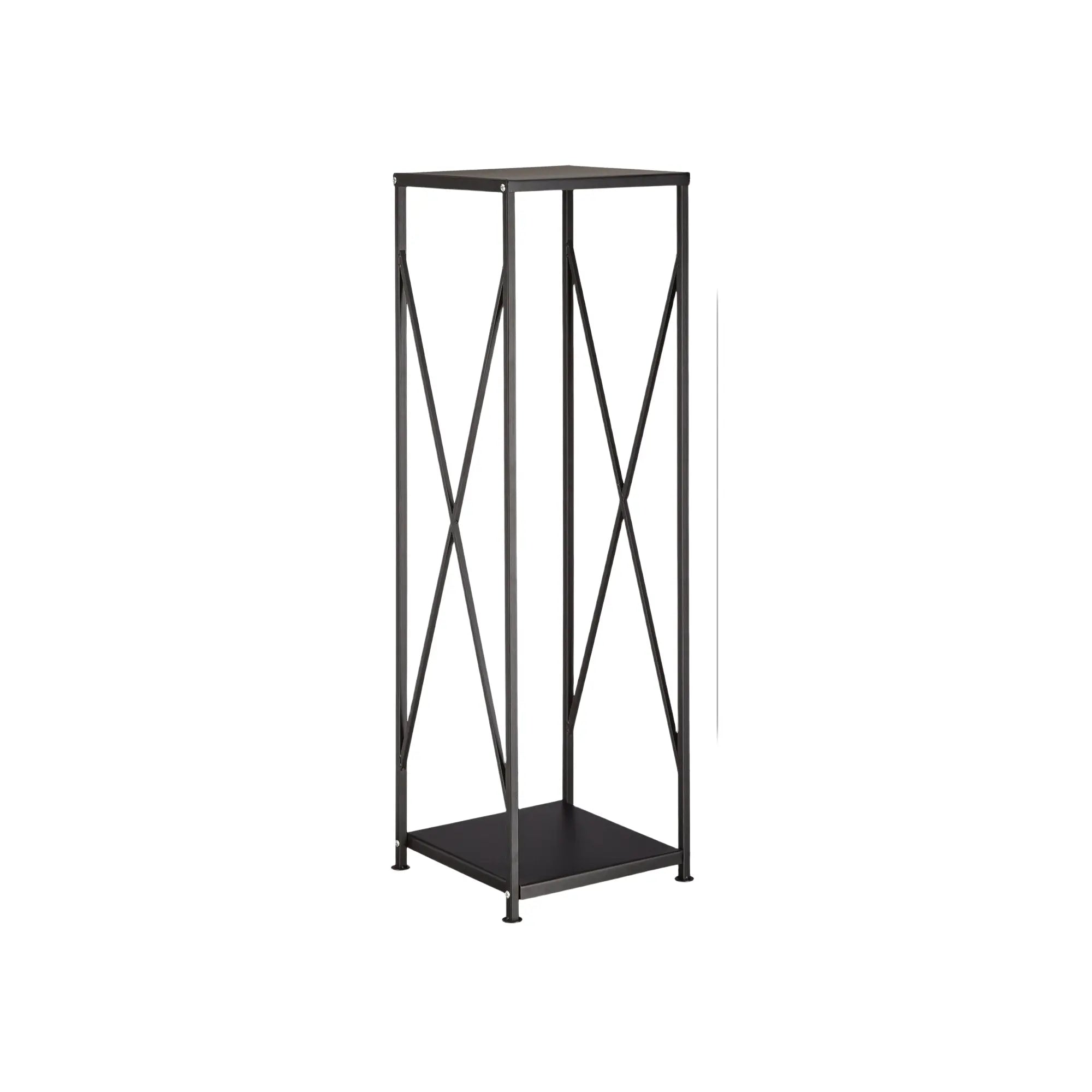 Estante de acero para chimenea de 111 cm color