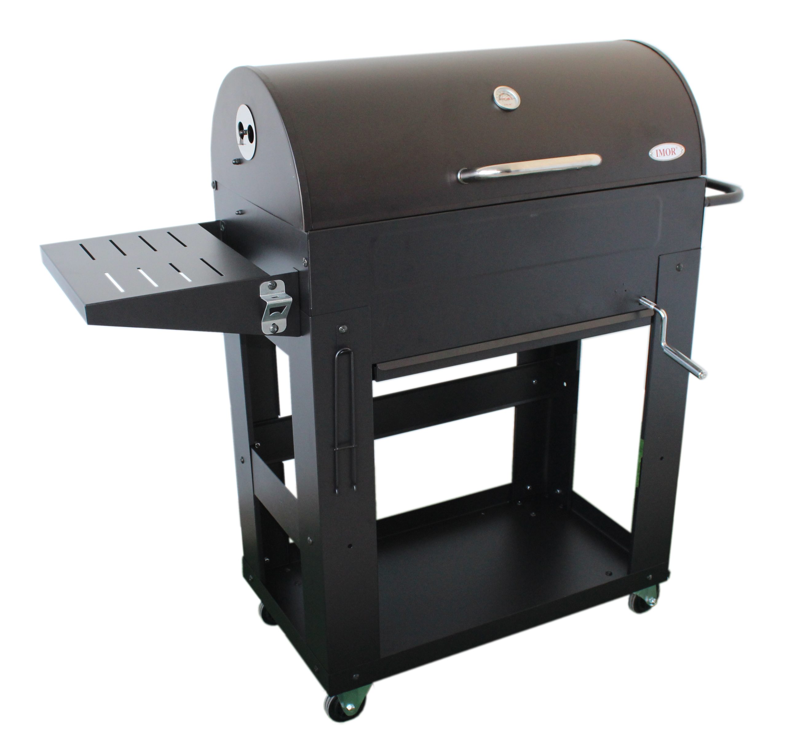 Barbacoa de jardín ronda v20 para carbón