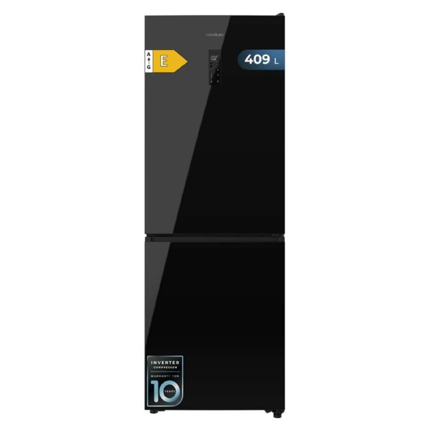 Cecotec frigorífico combi 409l total no frost bolero coolmarket combi 409