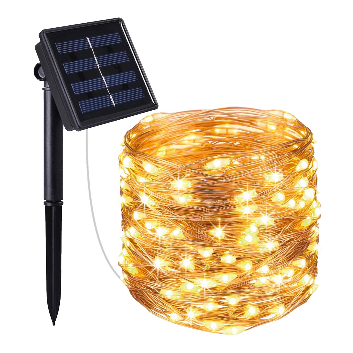 Luces solares de cadena 400LED skinny