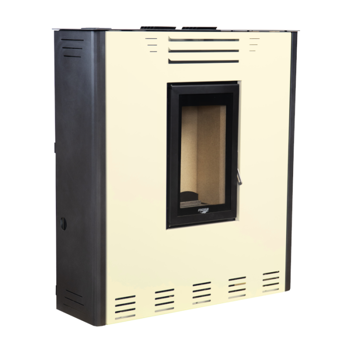 Estufa de pellets pasillo lr 11,8 kw con Wi-Fi para calefacción - beige