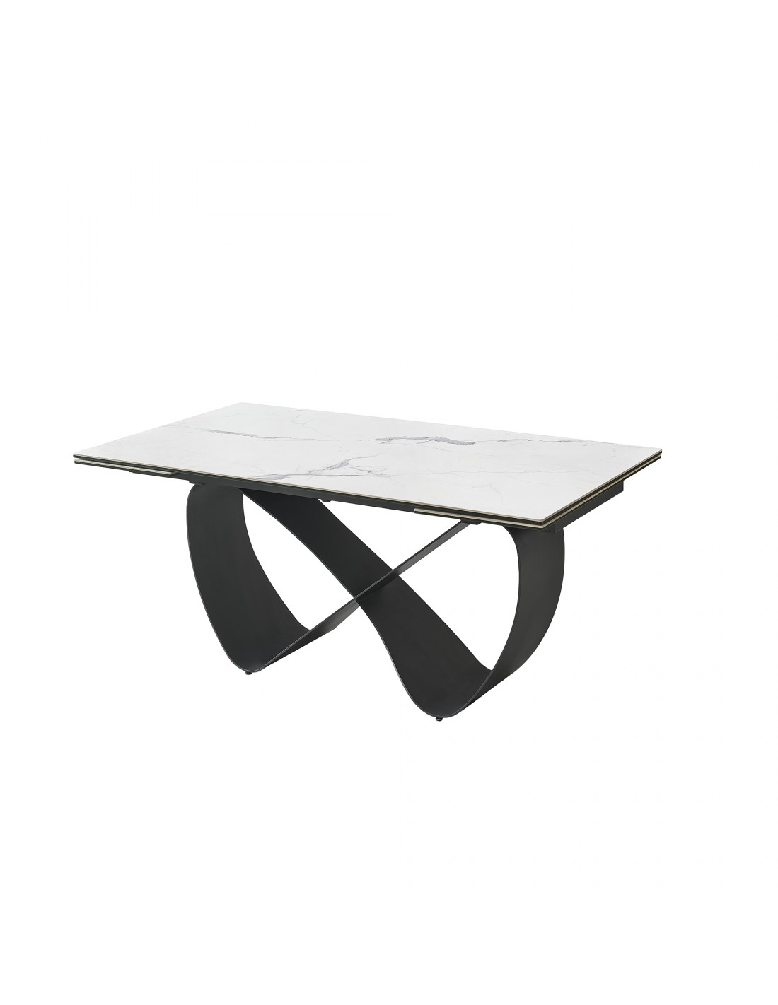 Momma home mesa comedor extensible porcelánico venecia patas metal