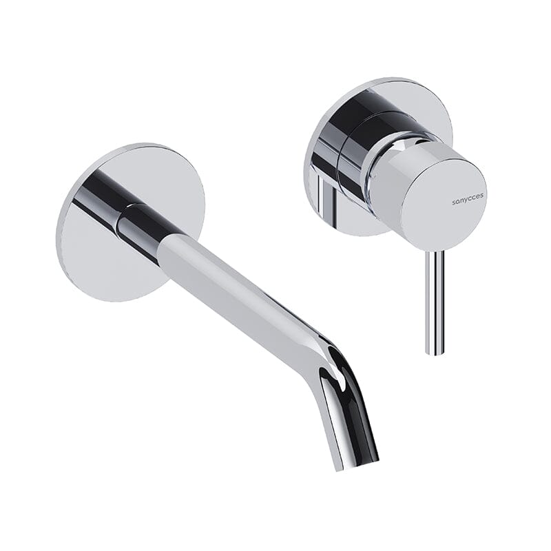 Grifo monomando mural loop 18 cm cromado