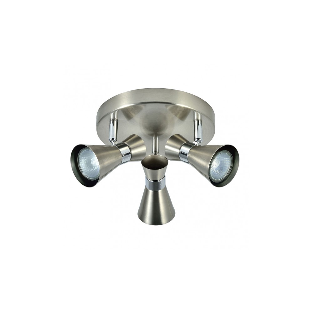 Aplique de techo - maximo - fab 142353003 - gris - gu10 - metal