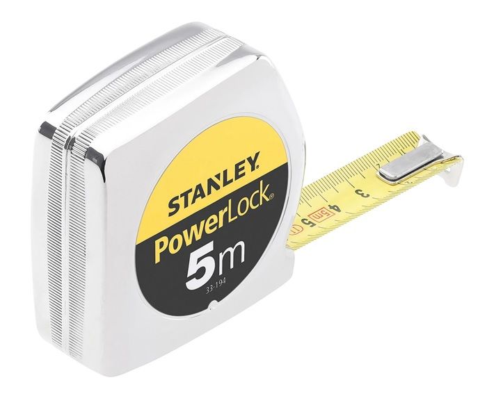 Cinta métrica powerlock classic stanley 5 m x 19 mm - 1-33-194