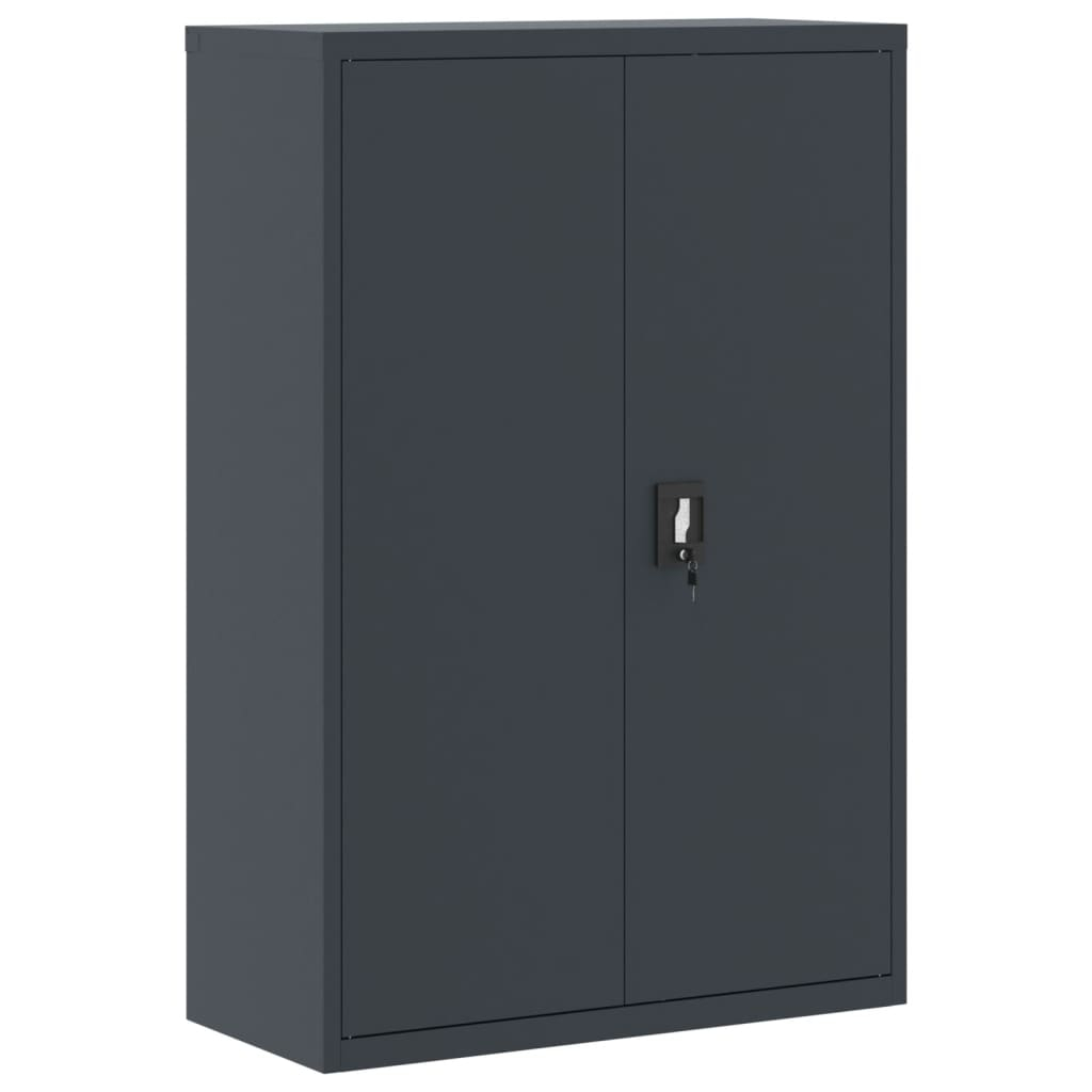 vidaXL armario archivador de acero gris antracita 90x40x140 cm