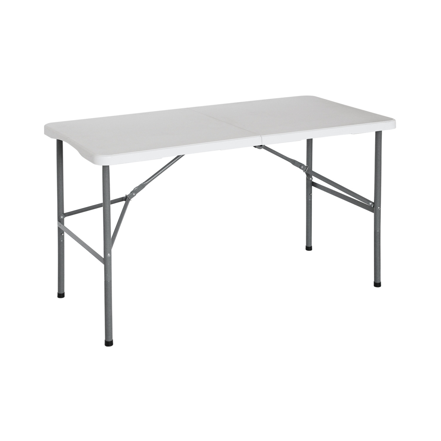 Mesa plegable 122cm rectangular blanca catering 7house