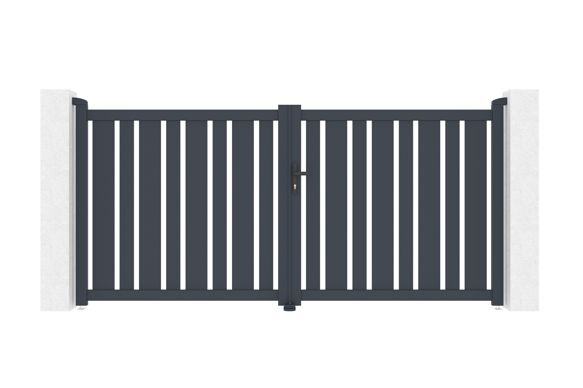 Puerta batiente de aluminio 3m veymont a.140cm