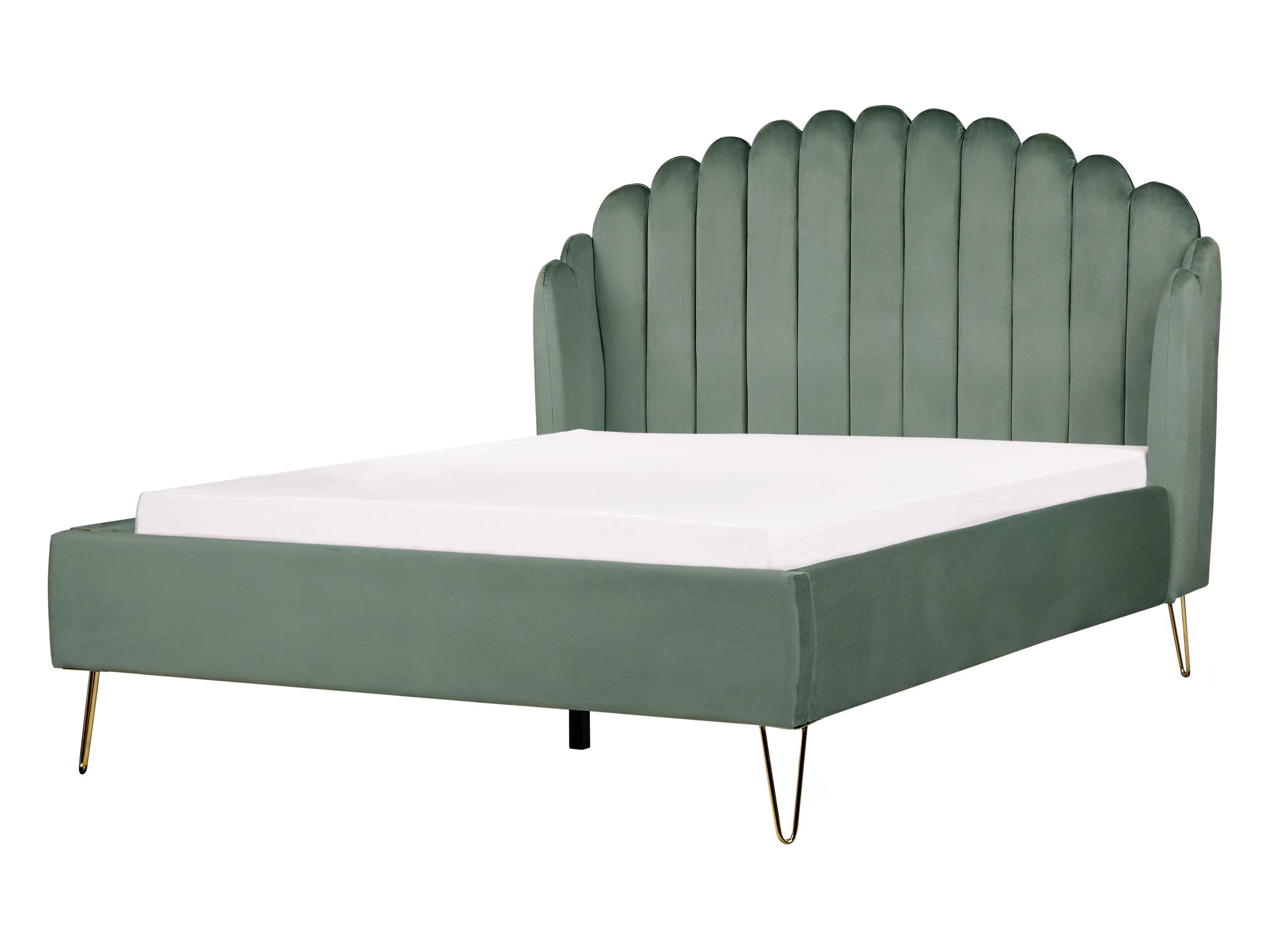 Cama terciopelo ambillou 140 x 200 cm verde