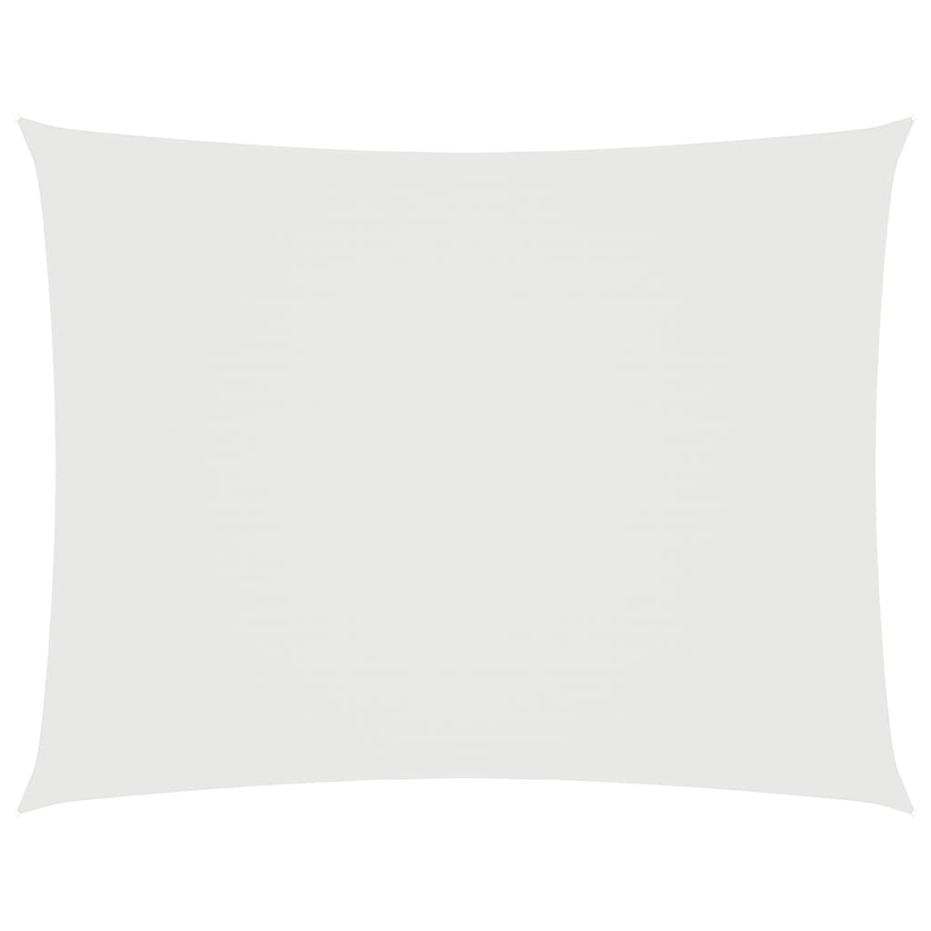 Toldo de vela rectangular tela oxford blanco 2,5x3,5 m