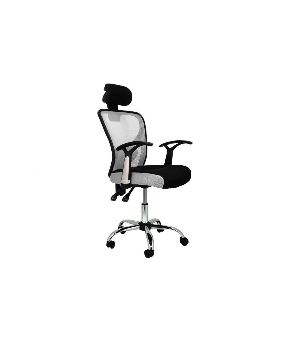 Silla de escritorio ergonómica carla con ruedas y ajuste fácil