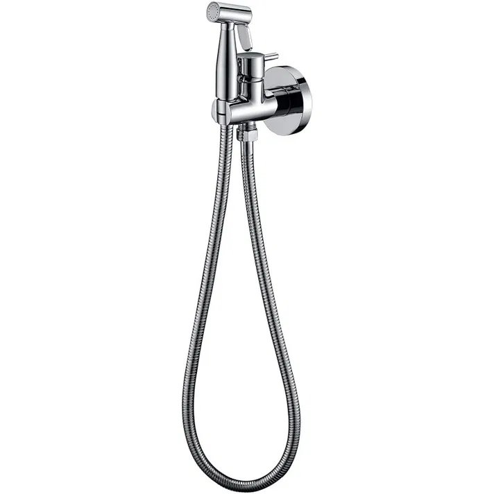 Mice - ducha higiénica empotrada - grifo bidet empotrado - cromo