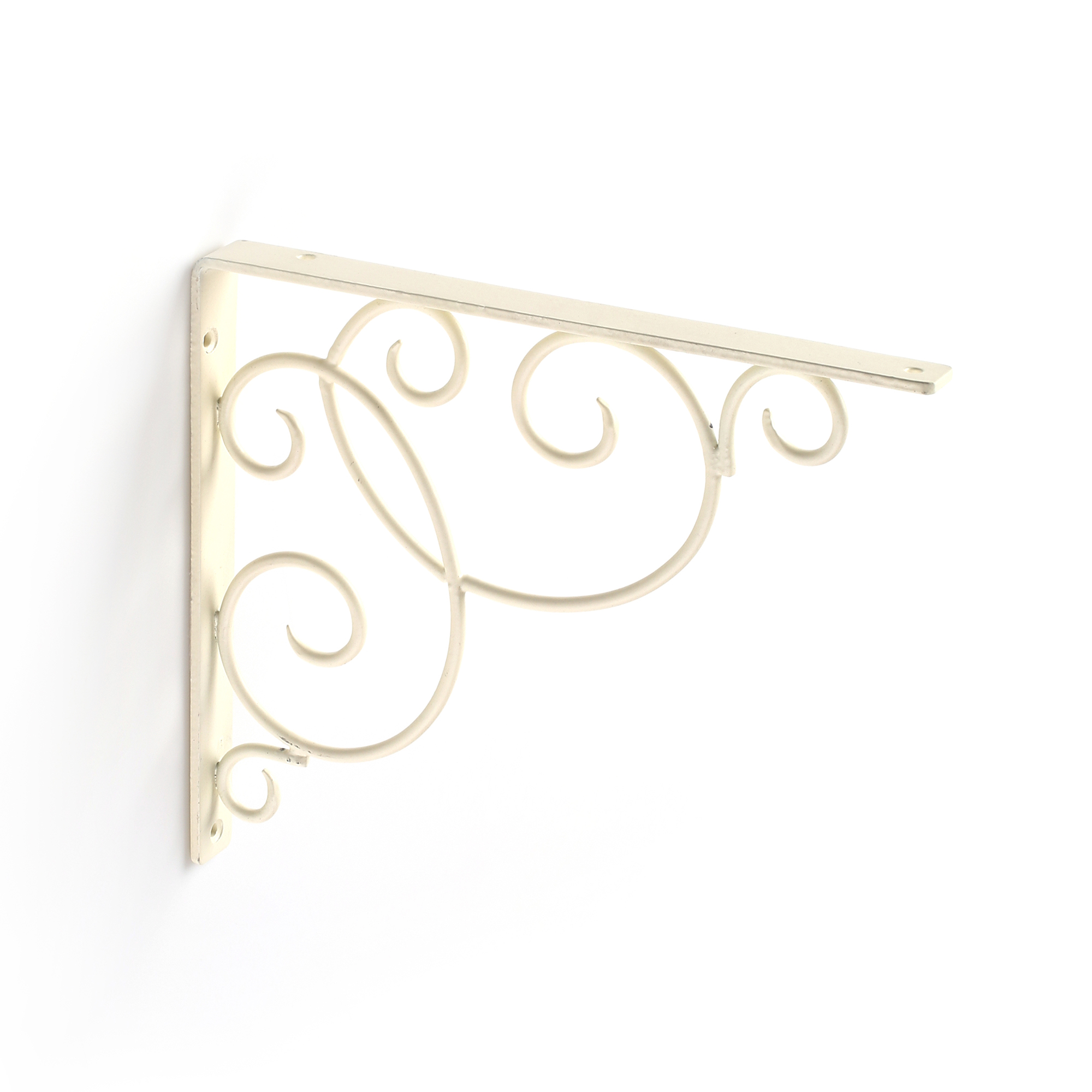 Escuadra de balda rei 1479 | 21x205x238 mm | crema
