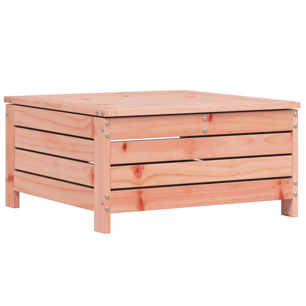 vidaXL taburete de jardín madera maciza douglas 62x63,5x32 cm
