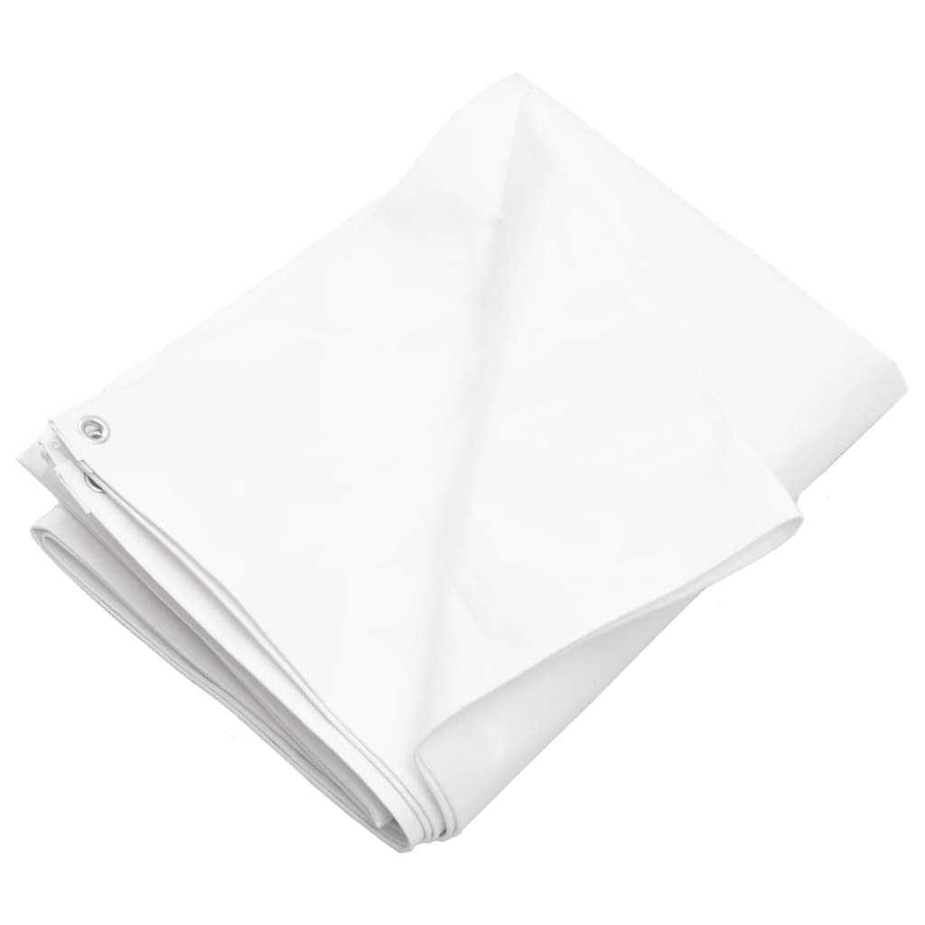 vidaXL lona hdpe blanco 260 g/m² 2x3 m
