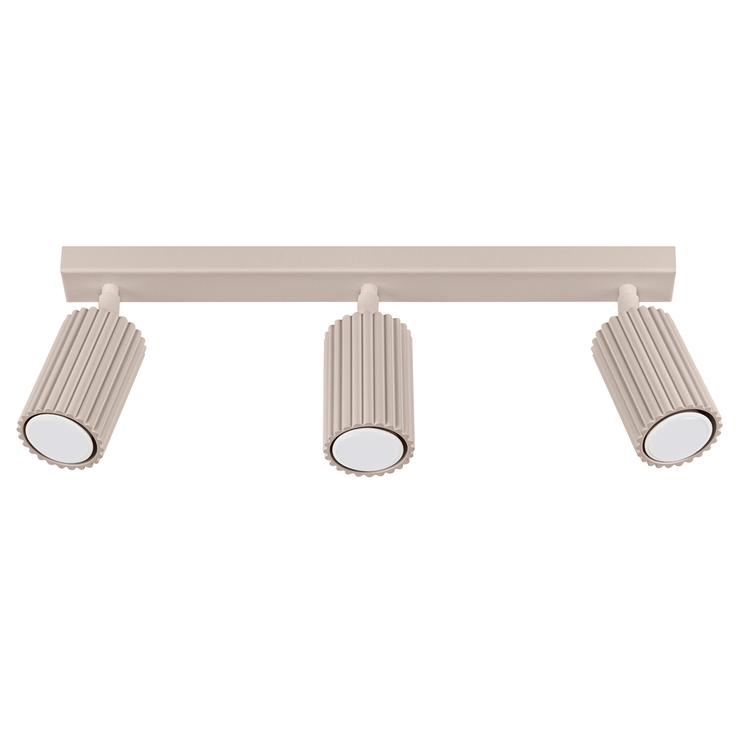 Lámpara de techo karbon 3 gris pardo aluminio 45x16.5x6.5cm