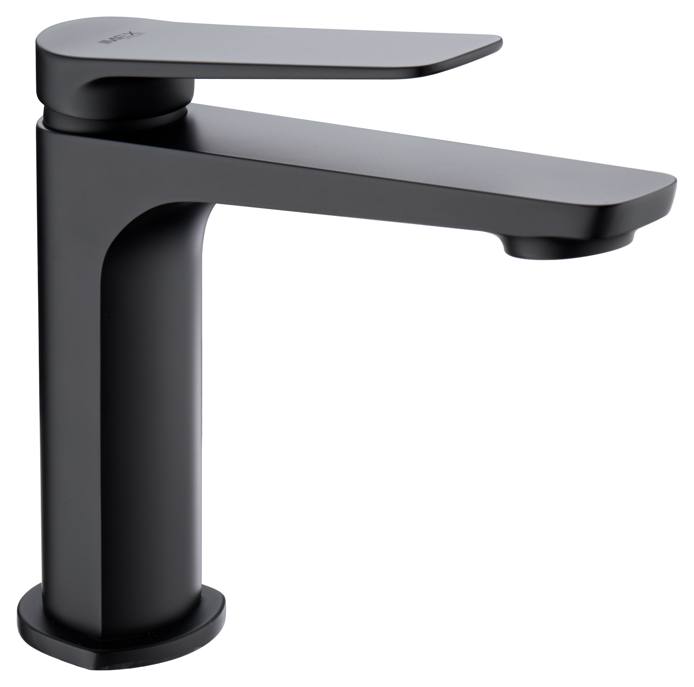 Monomando lavabo negro mate serie napoles