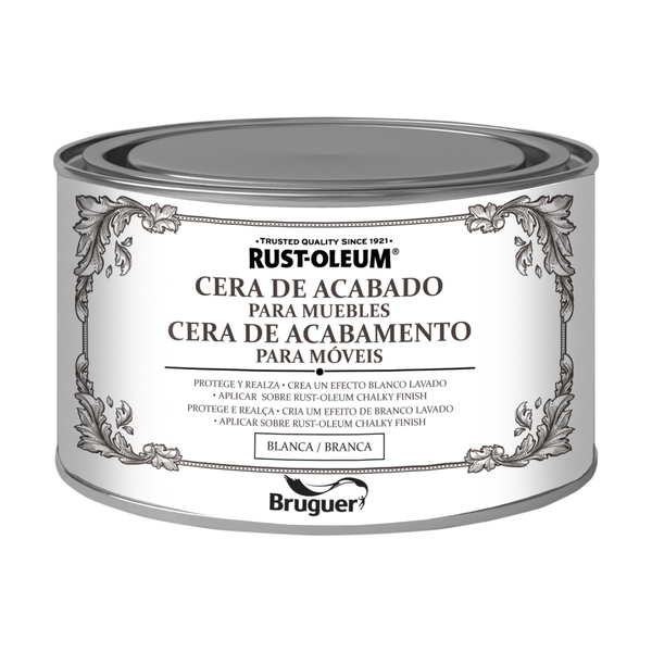 Rust-oleum cera para muebles blanco 400 ml