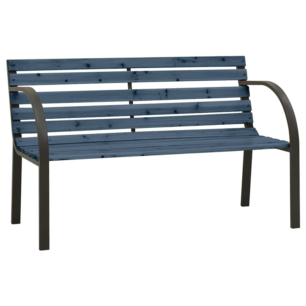 vidaXL banco de jardín para niños de madera de abeto chino gris 81 cm