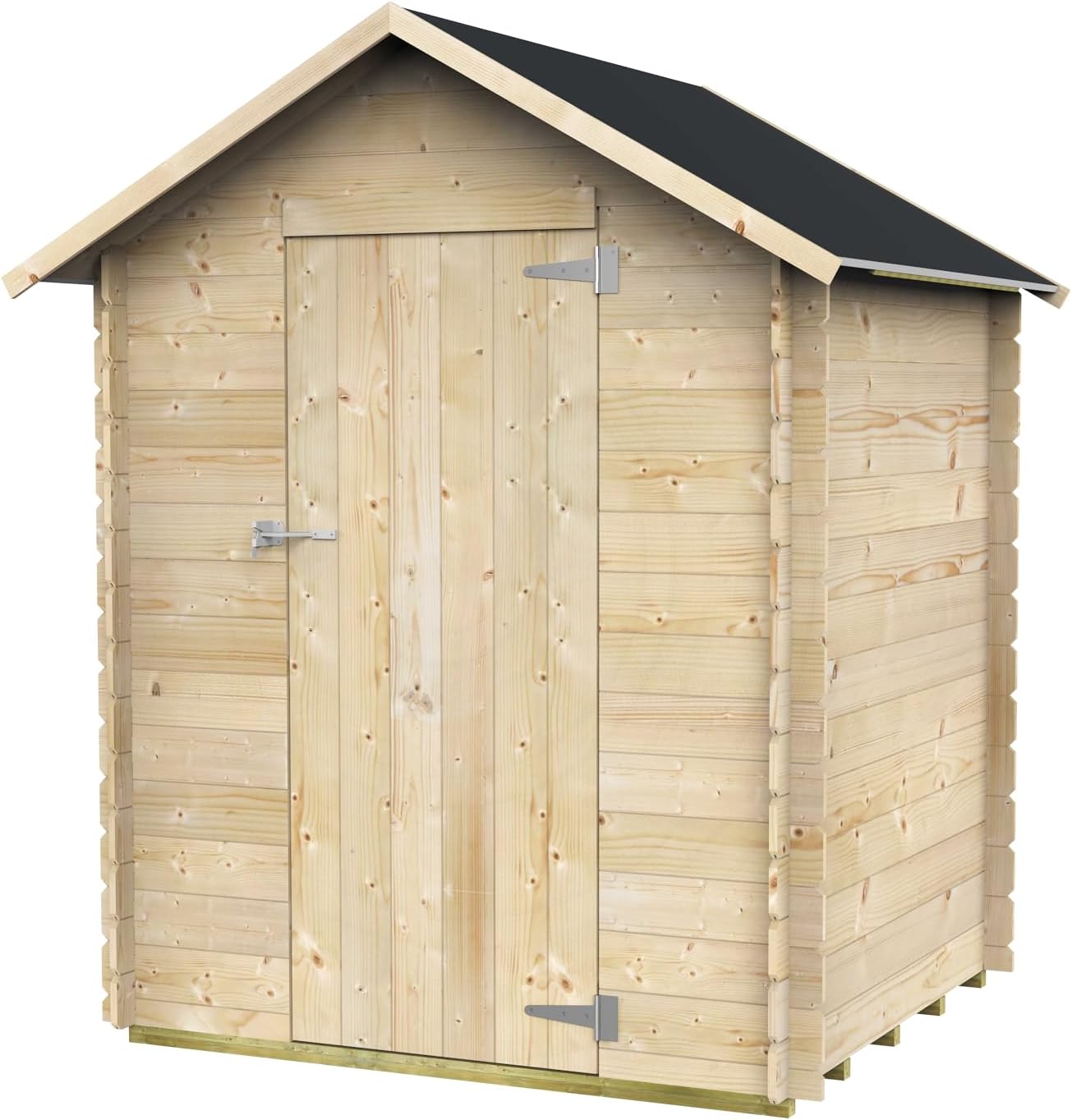Alce - caseta de jardín bh16 marcella 146x130 de madera de abeto natural