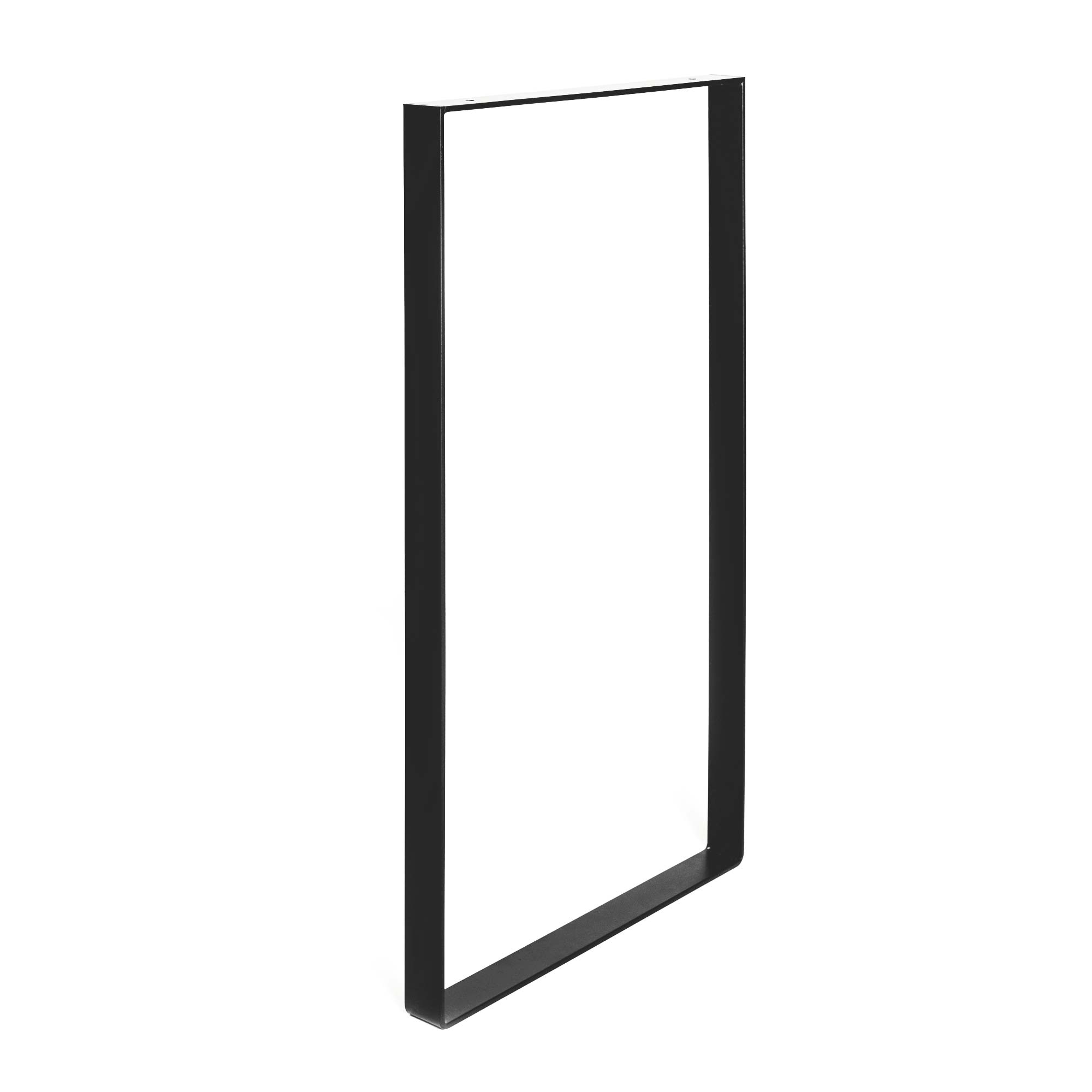 Pata de mesa rei 927 | 385x40x850 mm | negro mate | acero
